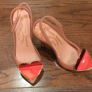 Vivienne Westwood Pink Heart Heels